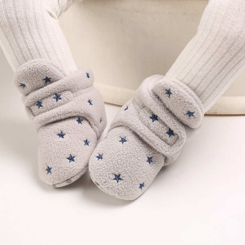Cute Plush Soft Soles Shoes for 20-24 Inches Reborn Dolls
