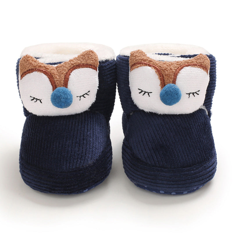 Cute Plush Soft Soles Shoes for 20-24 Inches Reborn Dolls