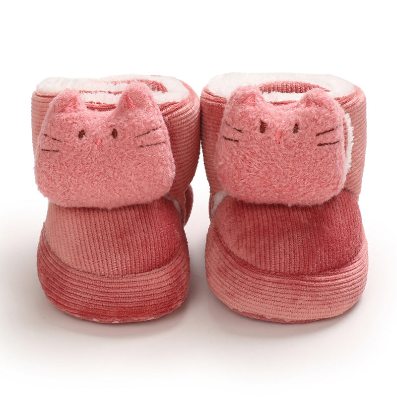 Cute Plush Soft Soles Shoes for 20-24 Inches Reborn Dolls