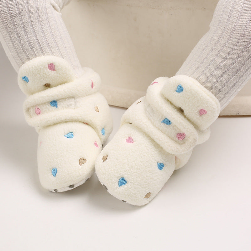Cute Plush Soft Soles Shoes for 20-24 Inches Reborn Dolls