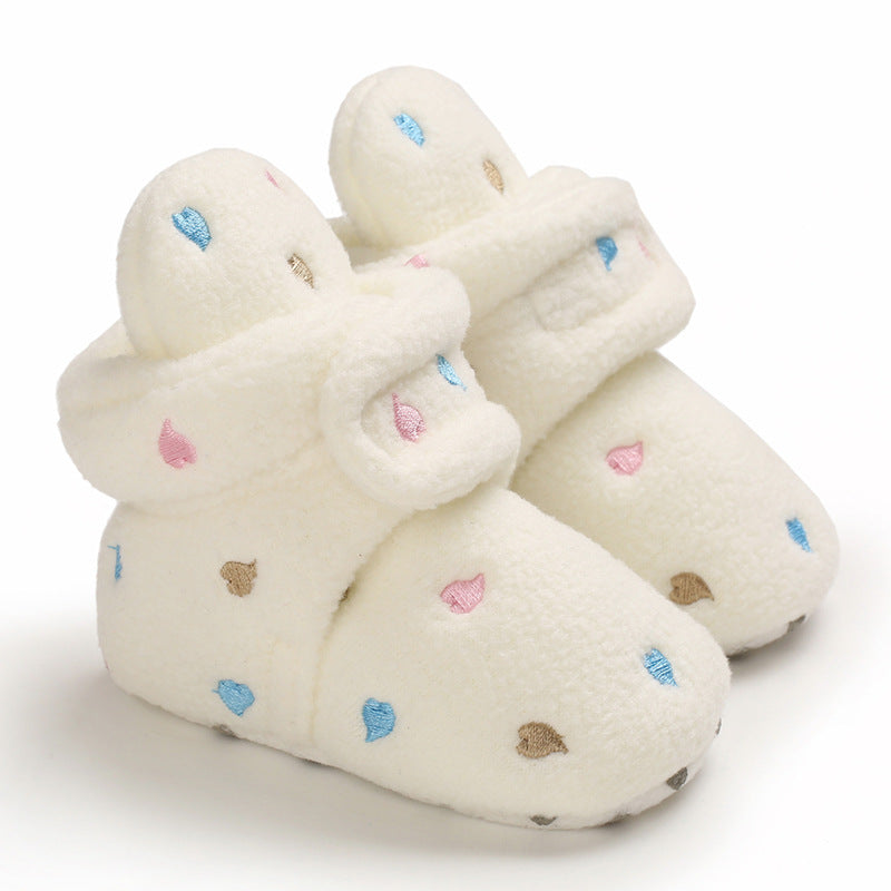 Cute Plush Soft Soles Shoes for 20-24 Inches Reborn Dolls