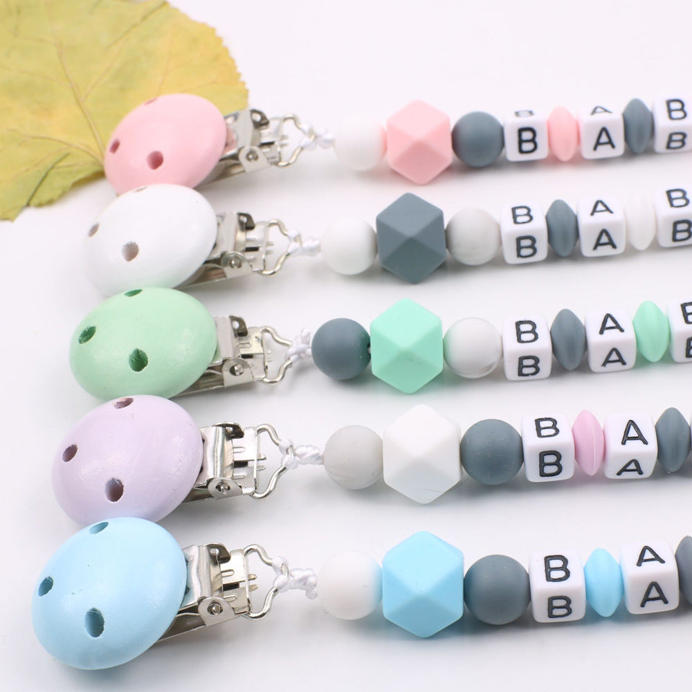 Cute Silicone Pacifier Chain With Star