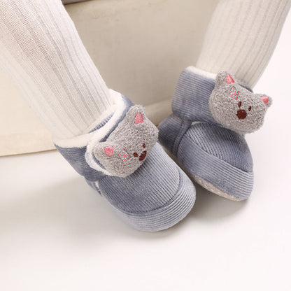 Cute Plush Soft Soles Shoes for 20-24 Inches Reborn Dolls