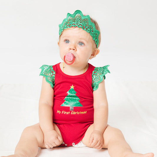 2-Piece Christmas Dress for 21/22/23 Inches Reborn Dolls