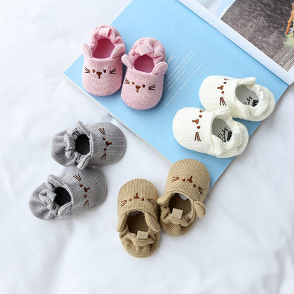 Cartoon Knitted Shoes for 17-24 Inches Reborn Dolls