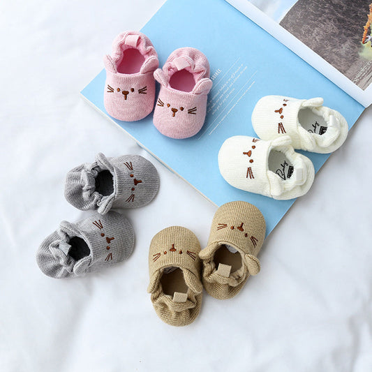Cartoon Knitted Shoes for 17-24 Inches Reborn Dolls