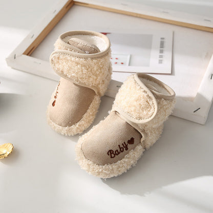 Lovely Plush Soft Soles Shoes for 20-24 Inches Reborn Dolls