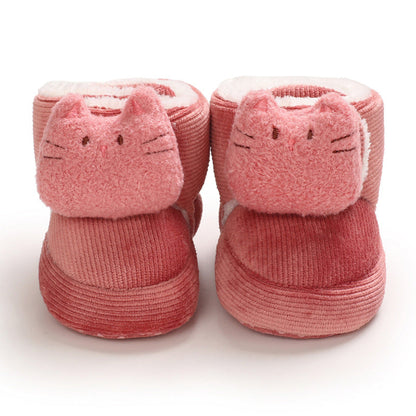 Cute Plush Soft Soles Shoes for 20-24 Inches Reborn Dolls